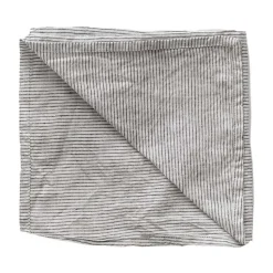 Washed linen napkin, Pinstripe