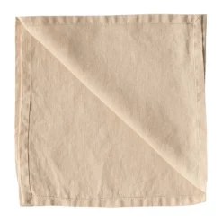 Washed linen napkin, Sand