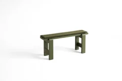 Weekday bench 111x23 cm lacquered pine, Olive