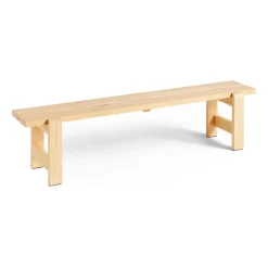 Weekday bench 190x32 cm lacquered pine, Natural