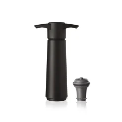 Wine stopper & vacuum pump, Black