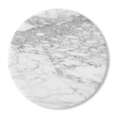 Wire Stool VP11 tabletop Ø38 cm, Marble Bianco Carrara