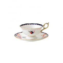 Wonderlust small teacup with saucer, jasmine bloom