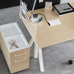 Works desk table top, Oak, 140 cm