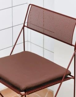 X-Line Outdoor seat cushion for chair, Iron red
