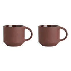 Yuka espresso cup 2-pack, Dark (brown)
