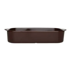 Yuka ovenproof dish 22x40 cm, Dark terracotta