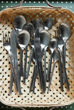 Yuka teaspoon 4-pack, Brushed Steel