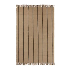 Yuki rug, Black-natural, 140x200 cm
