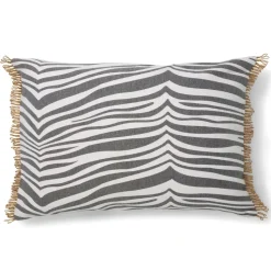 Zebra cushion 40x60 cm, titanium (grey)