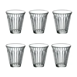 Zinc drinking glass 19 cl 6-pack, Clear
