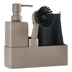 Zone Denmark dish set with dishcloth, Taupe