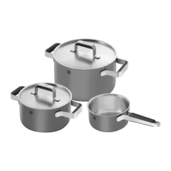 Zwilling Pure saucepan set 5 pieces, Grey