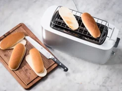 Zwilling toaster with bread warmer 2 short slots, Silver