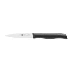 Zwilling Twin grip pointed vegetable knife 10 cm, Black-stainless steel
